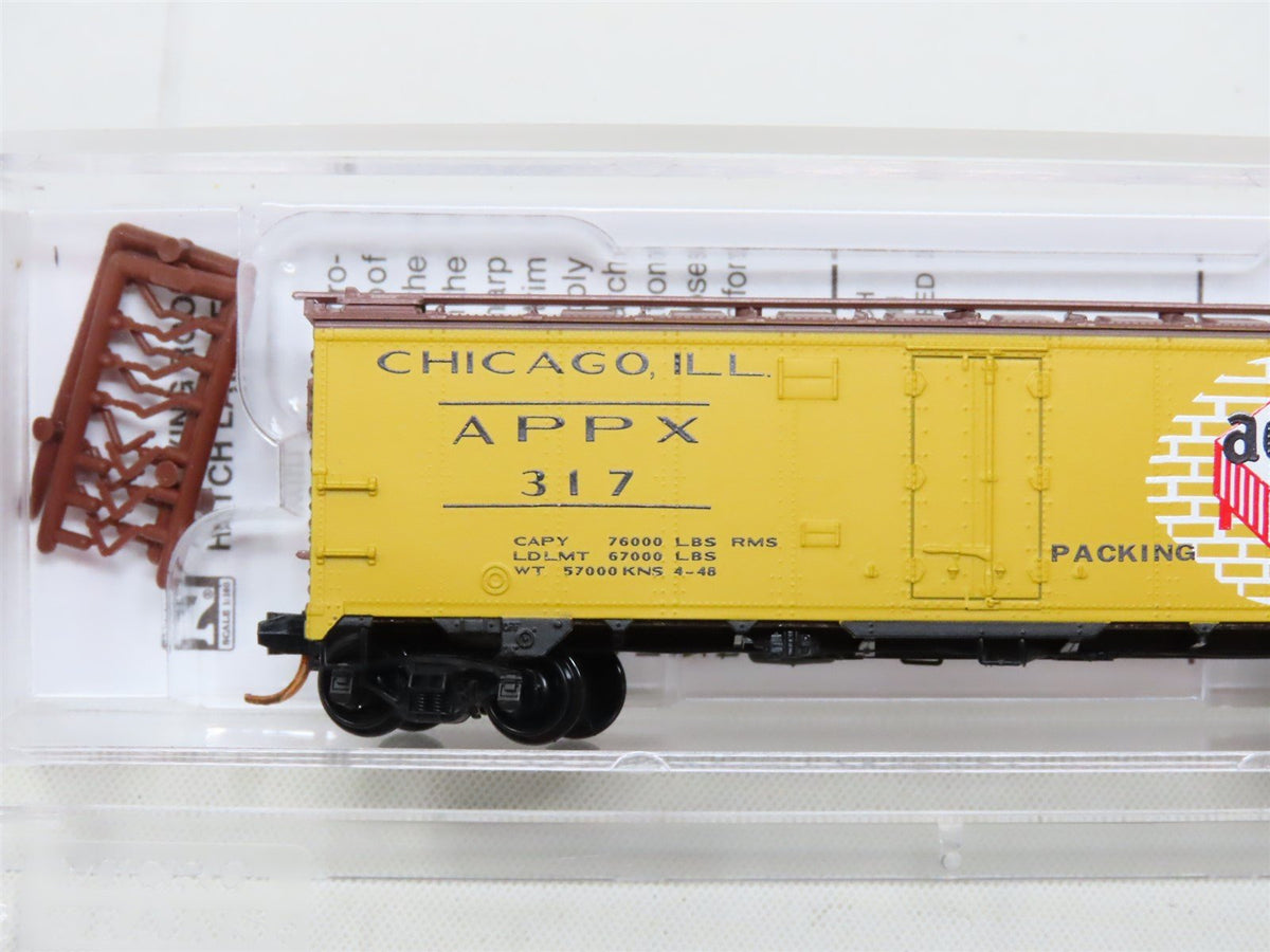 N Scale Micro-Trains MTL 05900556 APPX Agar Packing Co 40&#39; Steel Reefer Car #317