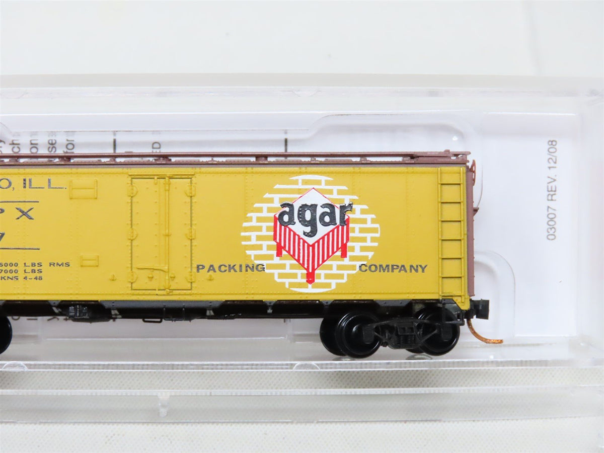 N Scale Micro-Trains MTL 05900556 APPX Agar Packing Co 40&#39; Steel Reefer Car #317