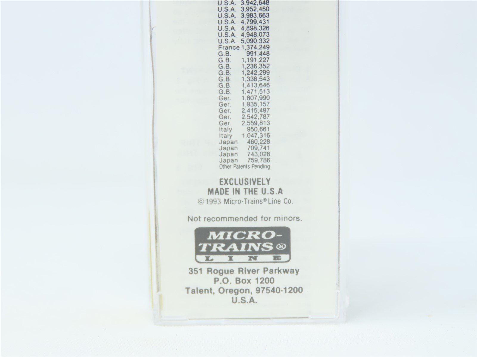 N Scale Micro-Trains MTL 70060 MTL 1993 Anniversary Car Mechanical Reefer #1993