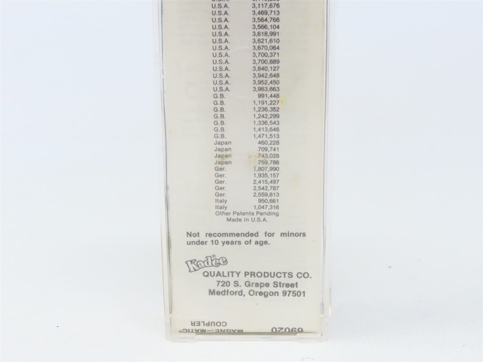 N Scale Micro-Trains MTL 69020 FGEX Fruit Growers 51' Mech Reefer Car #10204