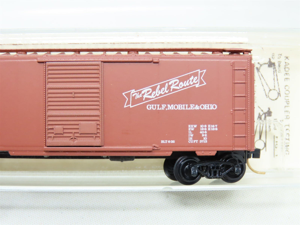 N Scale Kadee Micro-Trains MTL 20230 GM&amp;O Gulf Mobile &amp; Ohio 40&#39; Box Car #5676