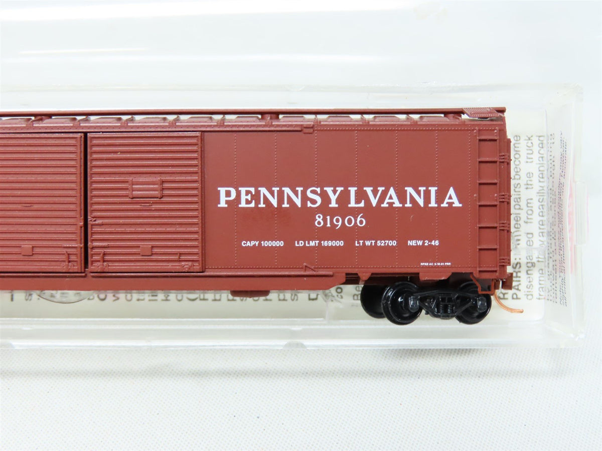 N Scale Micro-Trains MTL 78010 PRR Pennsylvania 50&#39; Boxcar #81906