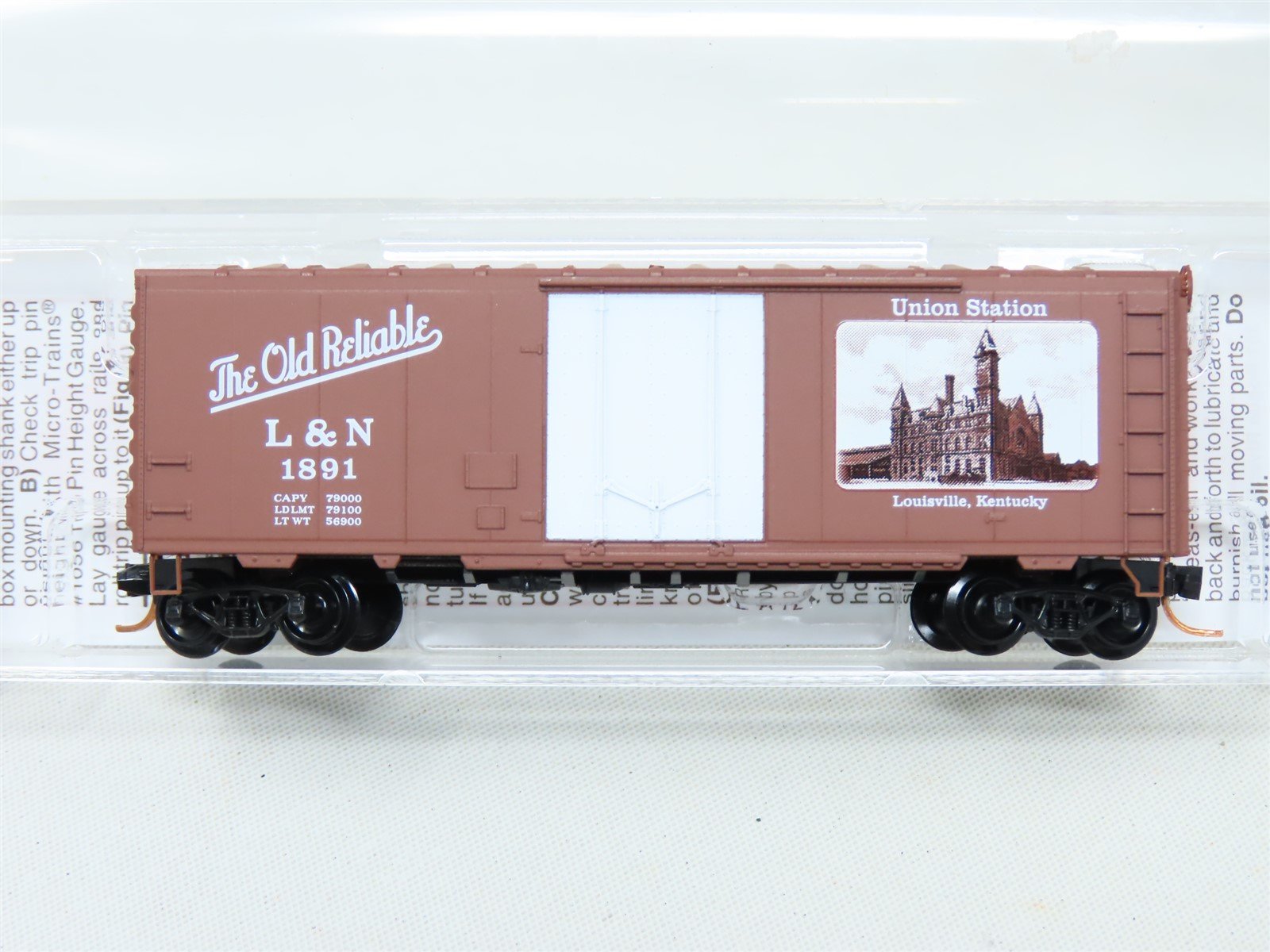 N Scale Micro-Trains MTL Special Run L&N "Old Reliable" Plug Door Box Car #1891