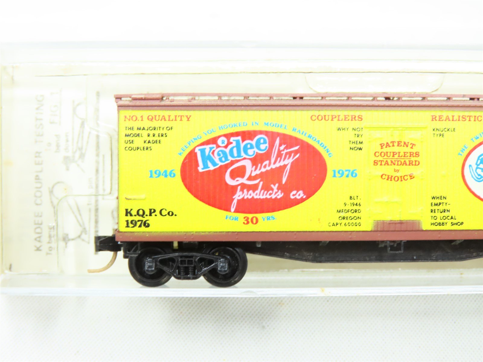 N Scale Micro-Trains MTL Kadee 47990 KQP Co. Kadee Quality Products Reefer #1976