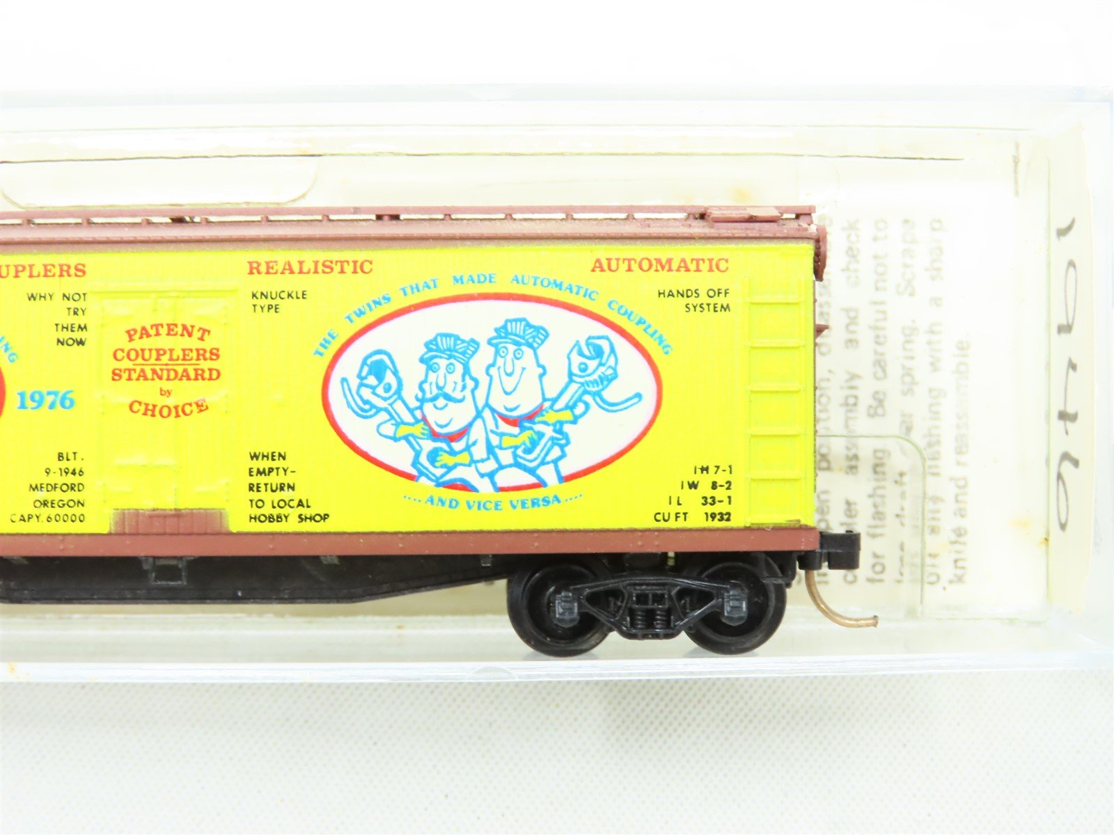 N Scale Micro-Trains MTL Kadee 47990 KQP Co. Kadee Quality Products Reefer #1976