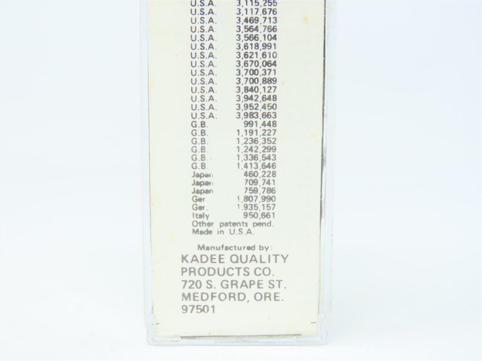 N Scale Micro-Trains MTL Kadee 47990 KQP Co. Kadee Quality Products Reefer #1976