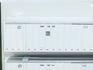 HO Scale Kato #30-9021 HUBU BNSF Railway 53' Intermodal Containers (2-Pack)