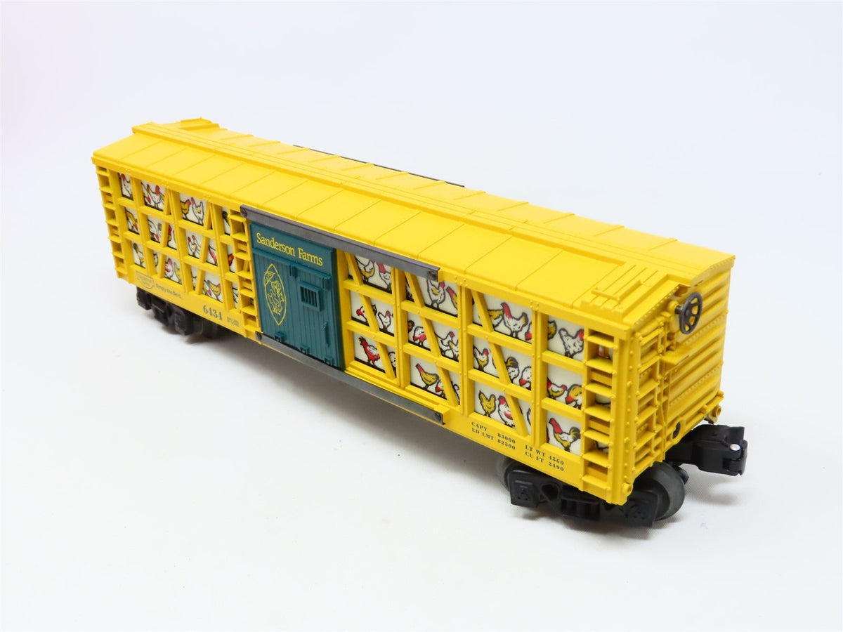 O Gauge 3-Rail Lionel 6-19882 Sanderson Farms Poultry Stock Car #6434 w/Light