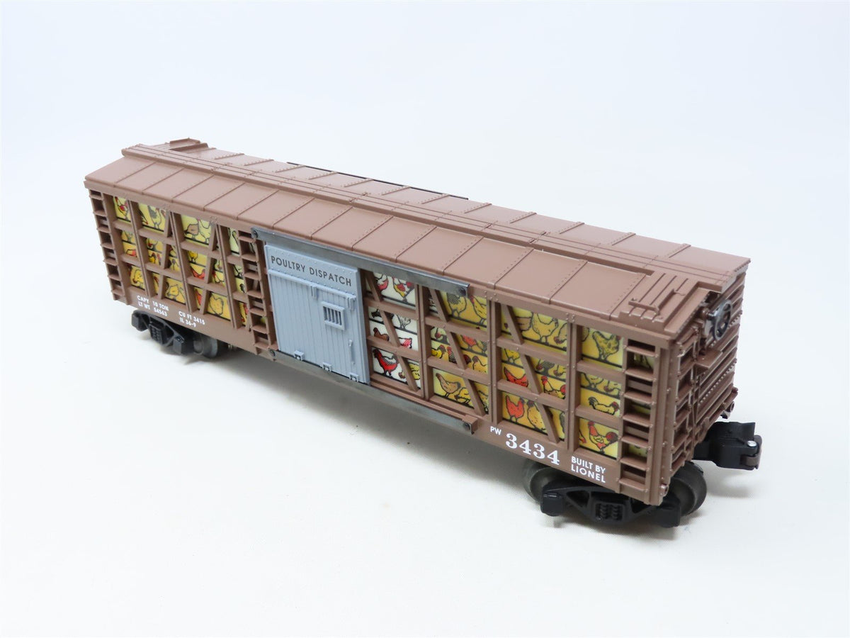 O Gauge 3-Rail Lionel Celebration 6-19867 Operating Poultry Dispatch Car #3434