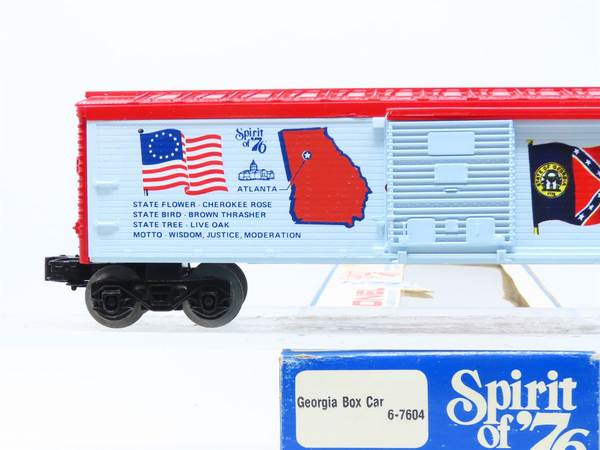 O Gauge 3-Rail Lionel 6-7604 Spirit of &#39;76 &quot;State of Georgia&quot; 40&#39; Box Car