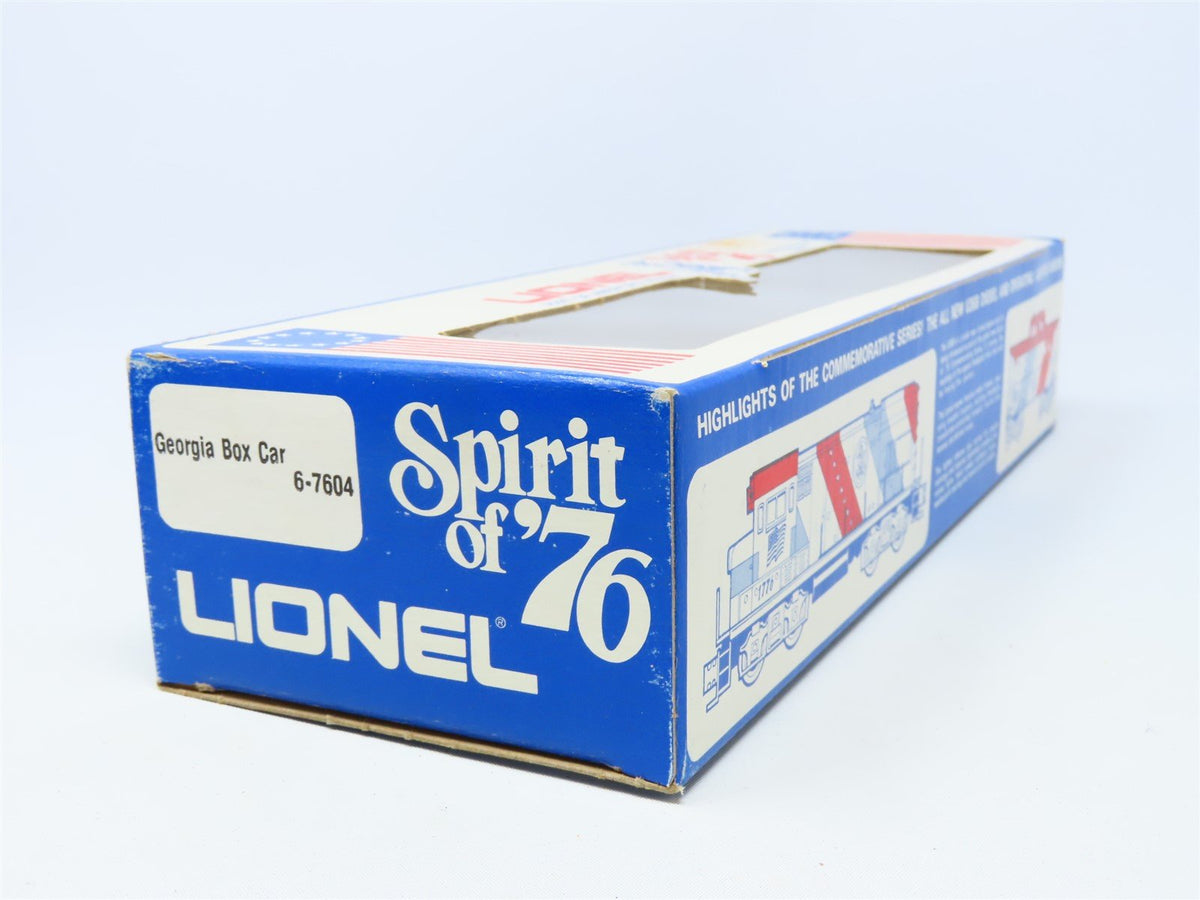 O Gauge 3-Rail Lionel 6-7604 Spirit of &#39;76 &quot;State of Georgia&quot; 40&#39; Box Car