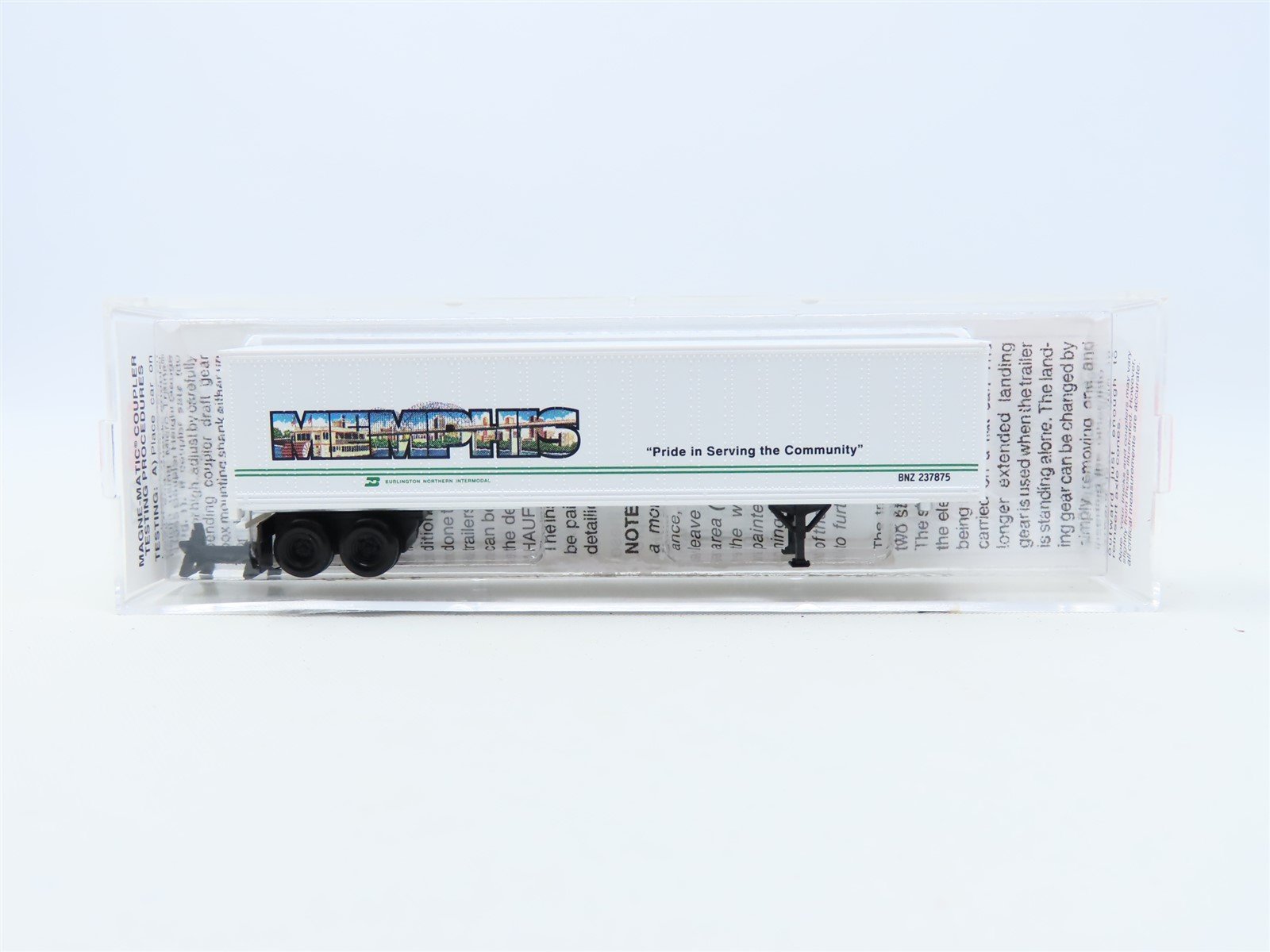 N Scale Micro-Trains MTL 67190 BN Intermodal 45' Trailer #237875 - "Memphis"