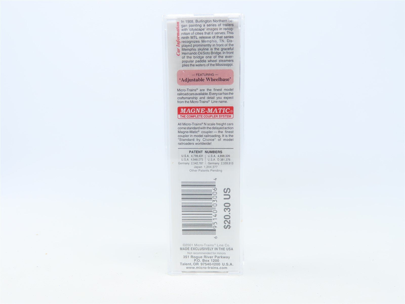 N Scale Micro-Trains MTL 67190 BN Intermodal 45' Trailer #237875 - 