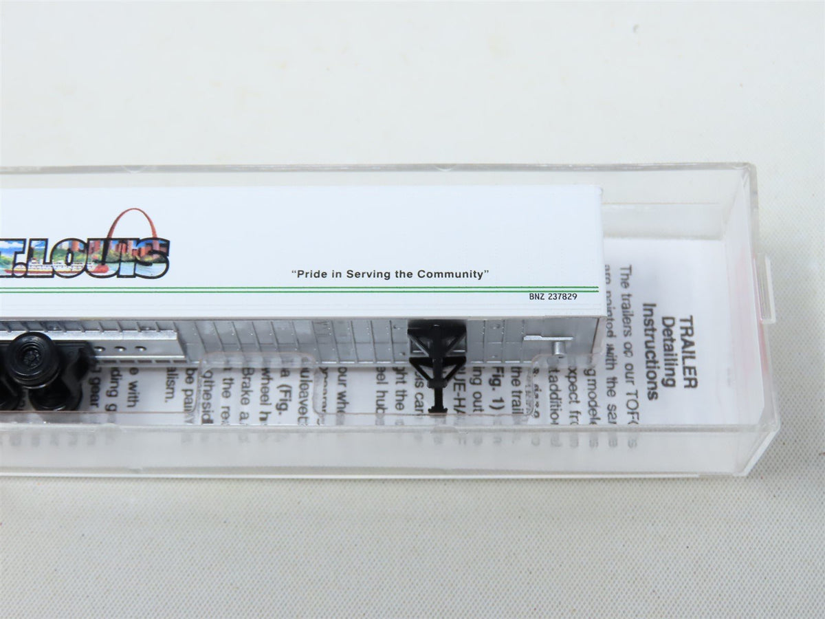 N Scale Micro-Trains MTL 67120 BN Intermodal 45&#39; Trailer #237829 - &quot;St. Louis&quot;