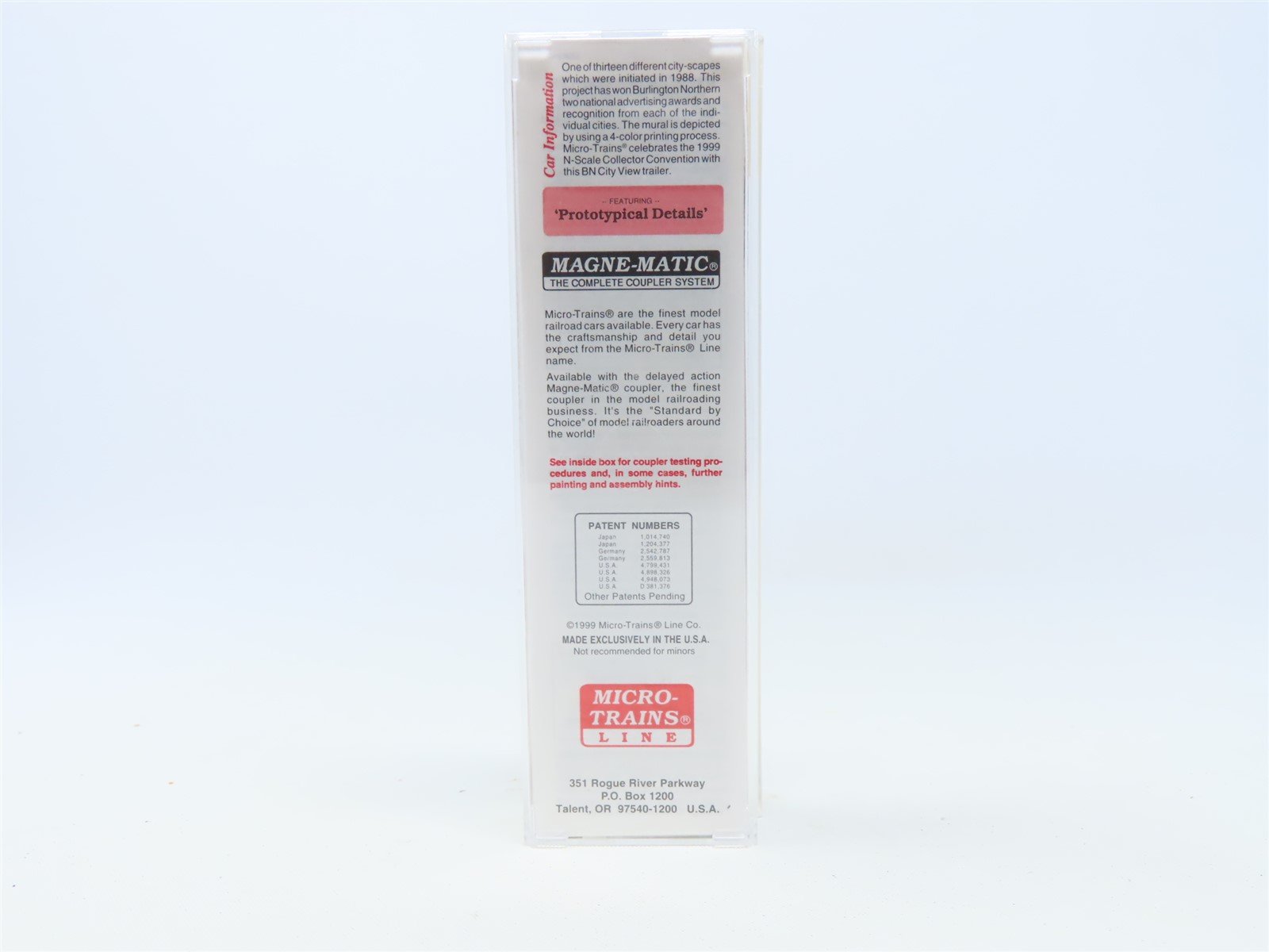 N Scale Micro-Trains MTL 67120 BN Intermodal 45' Trailer #237829 - 