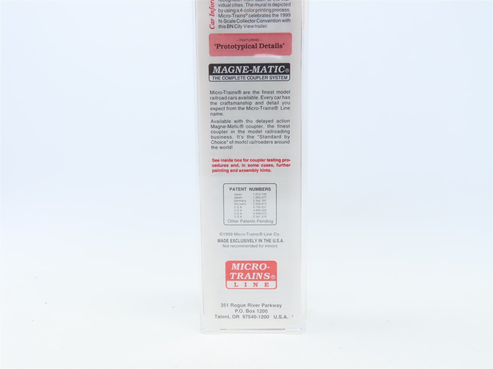 N Scale Micro-Trains MTL 67120 BN Intermodal 45' Trailer #237829 - 