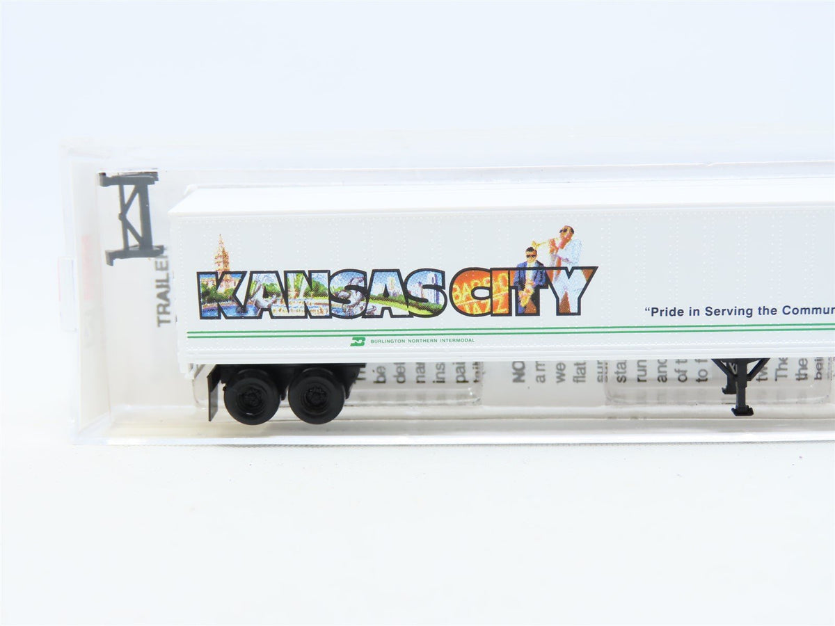N Scale Micro-Trains MTL 67110 BN Intermodal 45&#39; Trailer #237895 - &quot;Kansas City&quot;