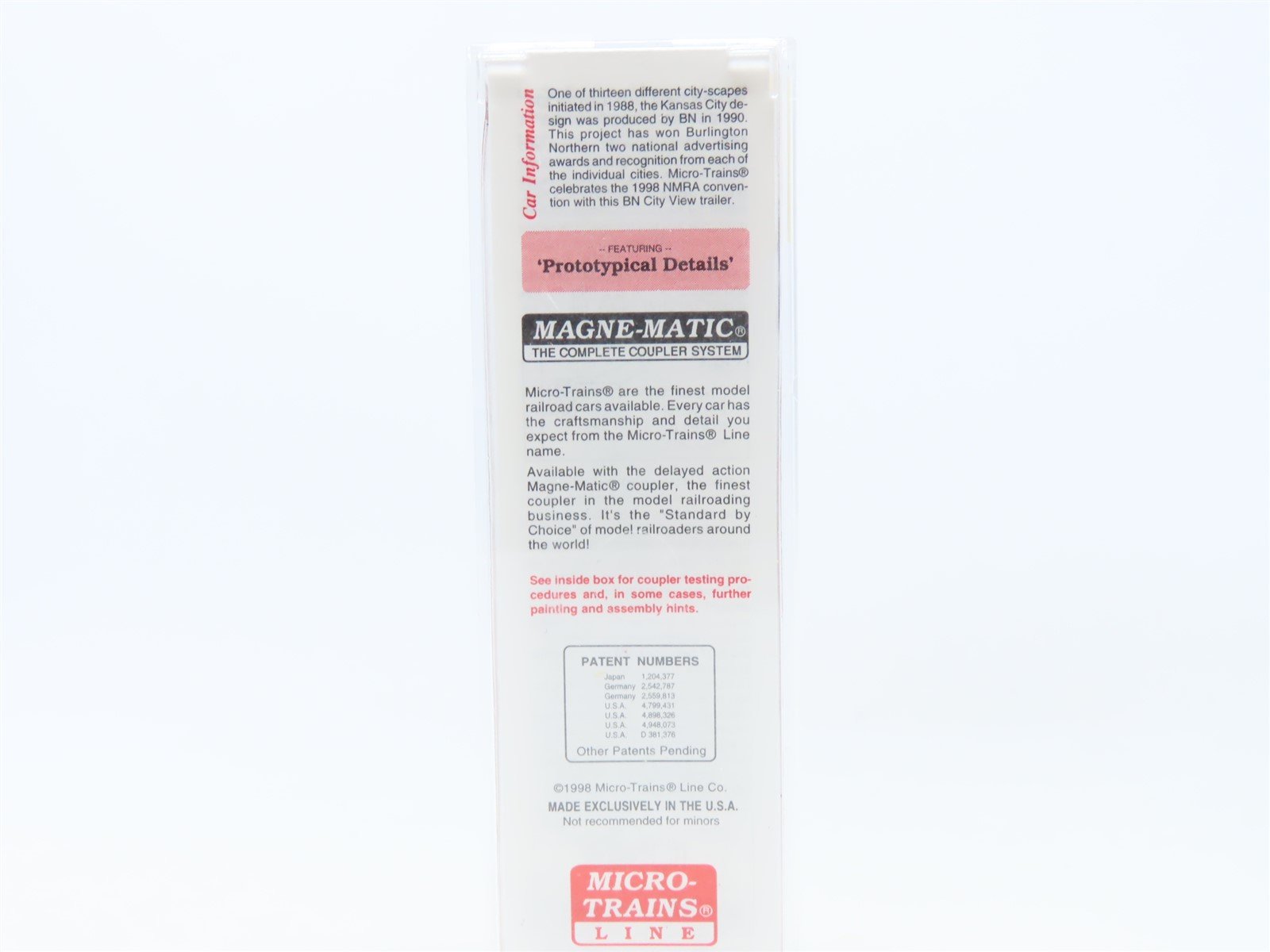 N Scale Micro-Trains MTL 67110 BN Intermodal 45' Trailer #237895 - 