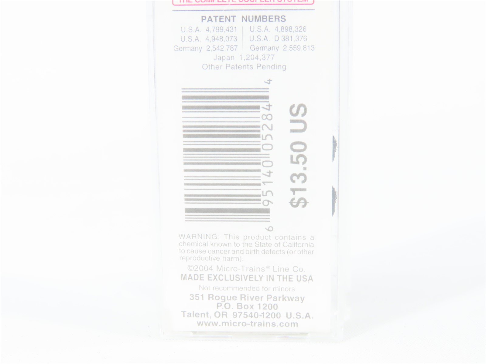 N Scale Micro-Trains MTL 20370 WIF West India Fruit Co 40' Boxcar #314