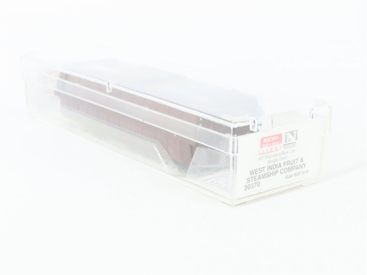 N Scale Micro-Trains MTL 20370 WIF West India Fruit Co 40&#39; Boxcar #314
