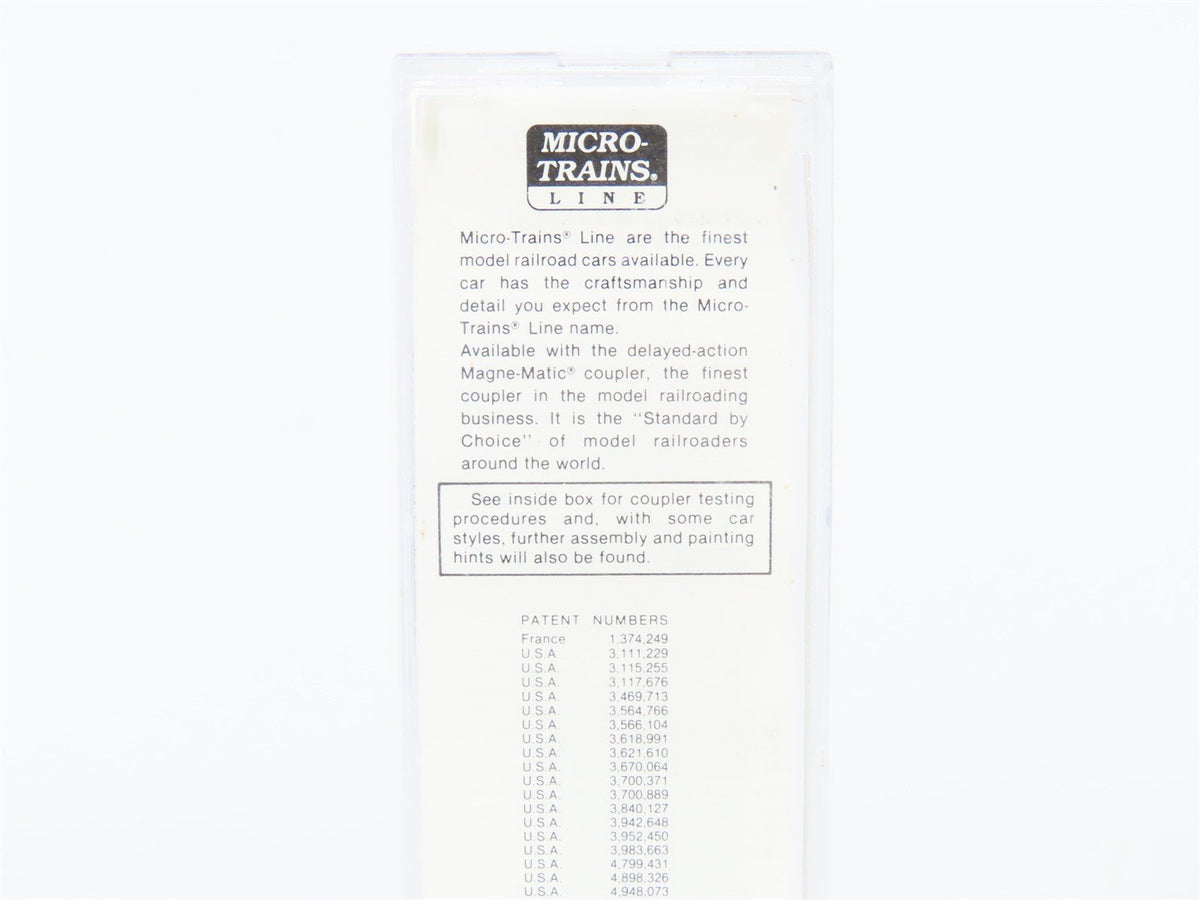 N Scale Micro-Trains MTL 20086 MTL Micro-Trains Line 40&#39; Boxcar #1991