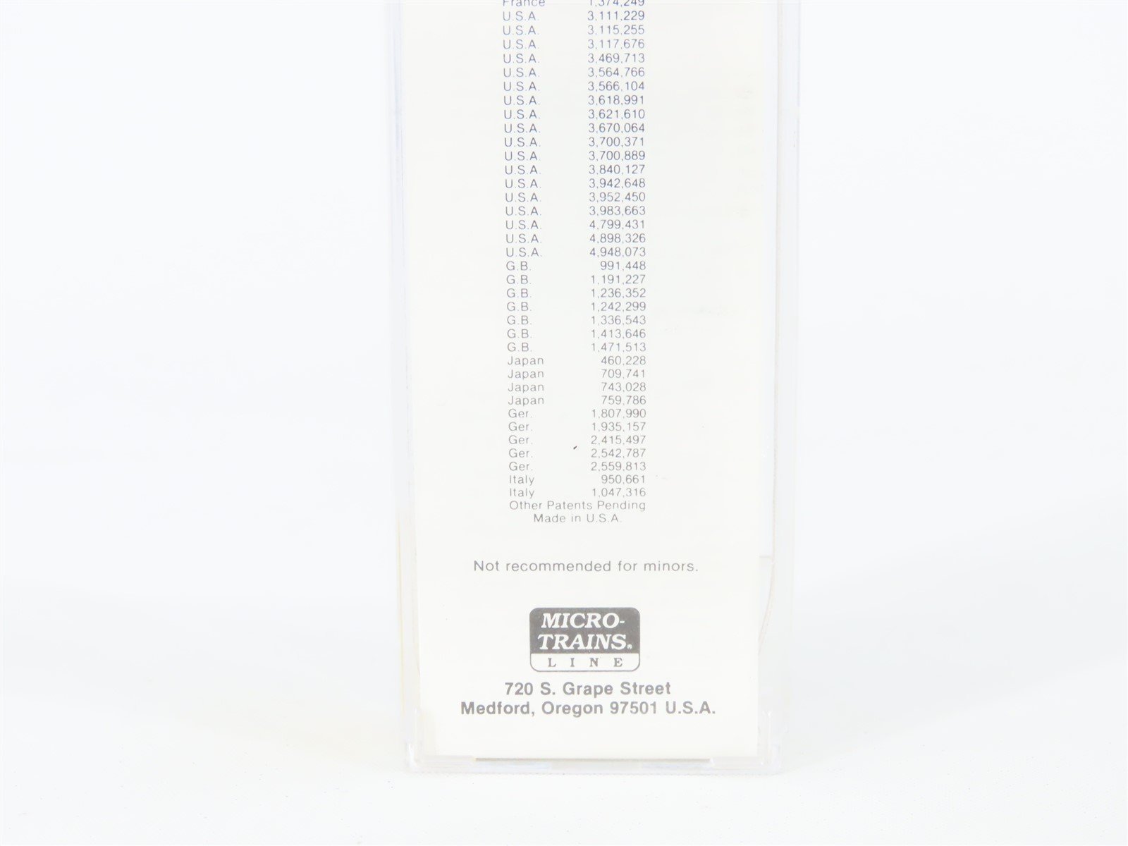 N Scale Micro-Trains MTL 20086 MTL Micro-Trains Line 40' Boxcar #1991