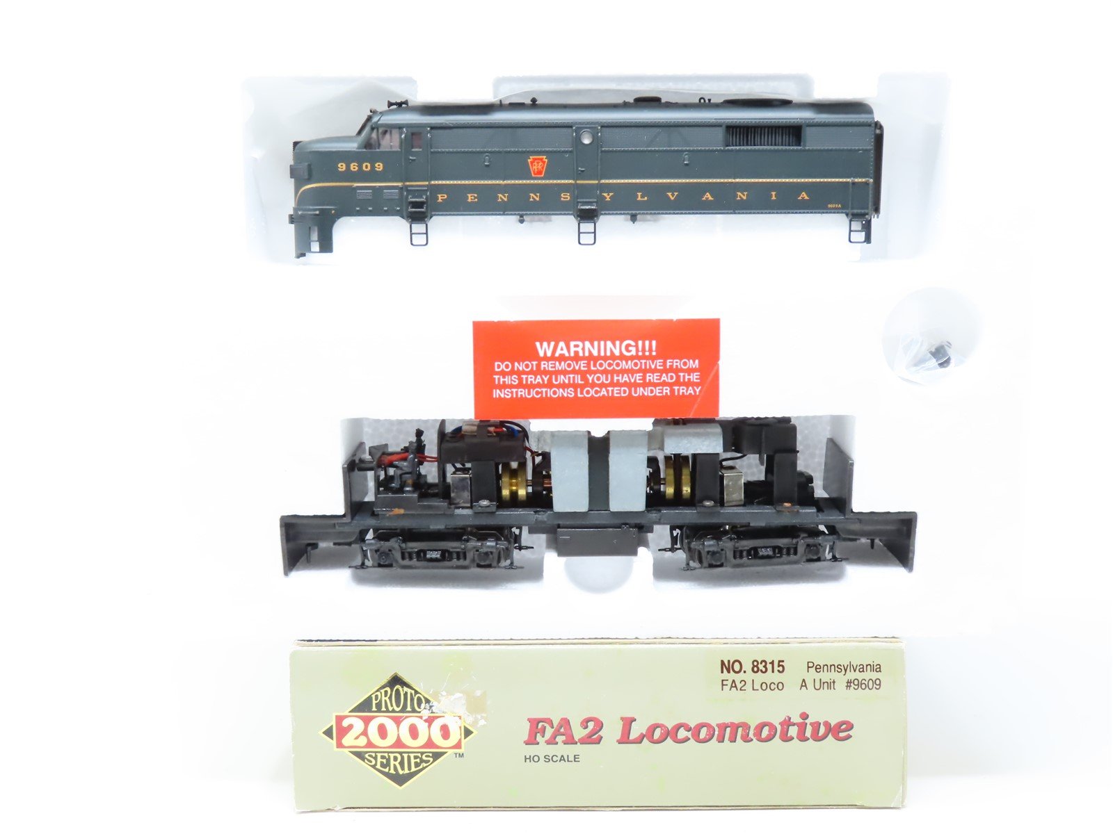 HO Scale Proto 2000 8315 PRR Pennsylvania ALCO FA2 Diesel Locomotive #9609