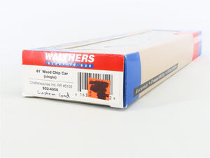 HO Scale Walthers 932-4056 CIRR Chattahoochee Wood Chip Car #5105 w/ Custom Load