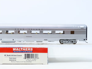 HO Scale Walthers 932-6312 RI Rock Island 85' Budd 46-Seat Coach Passenger