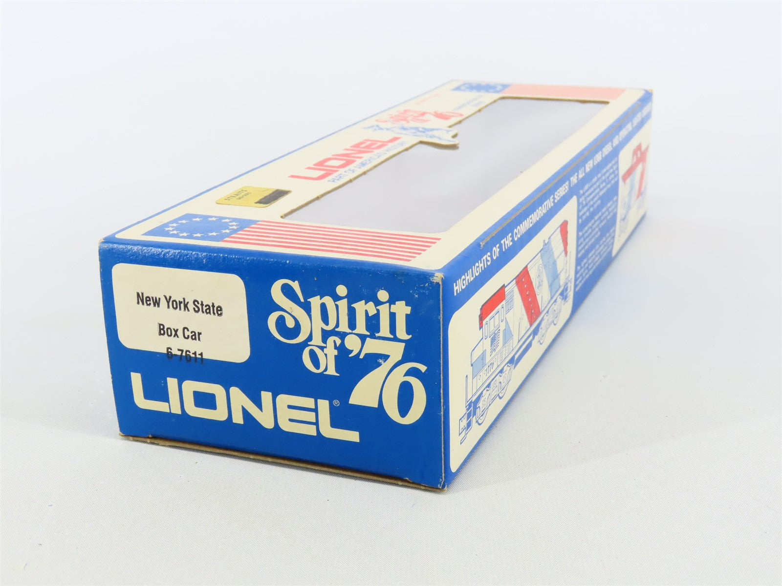 O Gauge 3-Rail Lionel 6-7611 New York Spirit of '76 40' Boxcar #7611