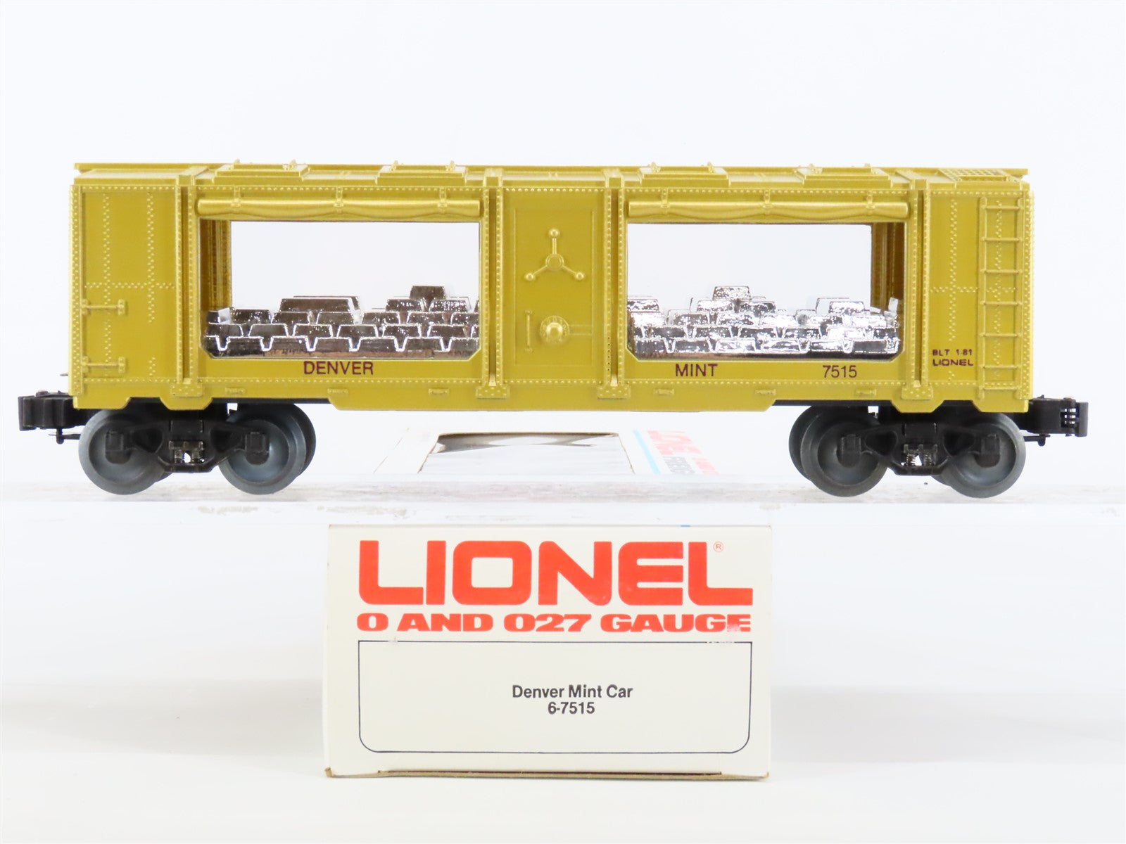 O Gauge 3-Rail Lionel #6-7515 Denver Mint Box Car #7515