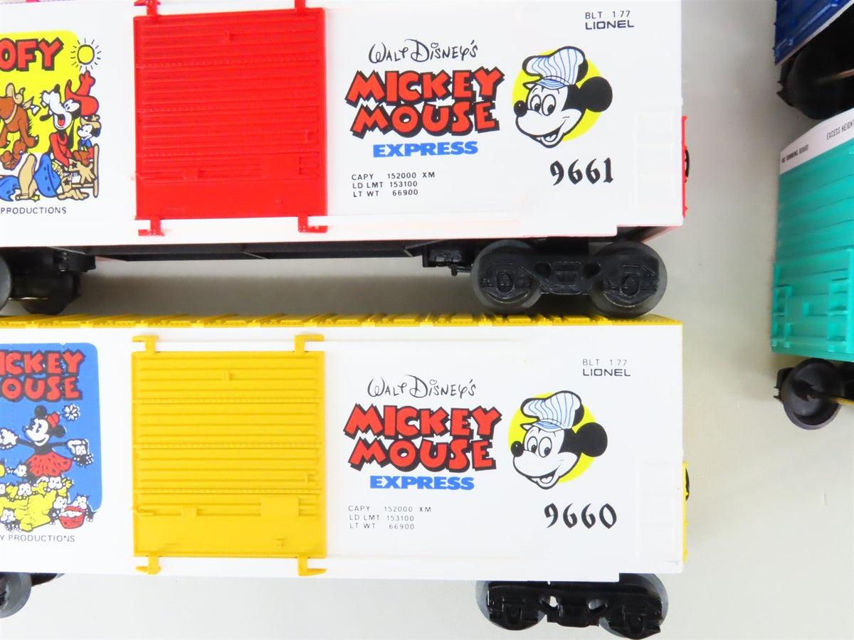O 3-Rail Lionel 6-8773 Disney&#39;s Mickey Mouse Express U36B Diesel w/14 Car Set