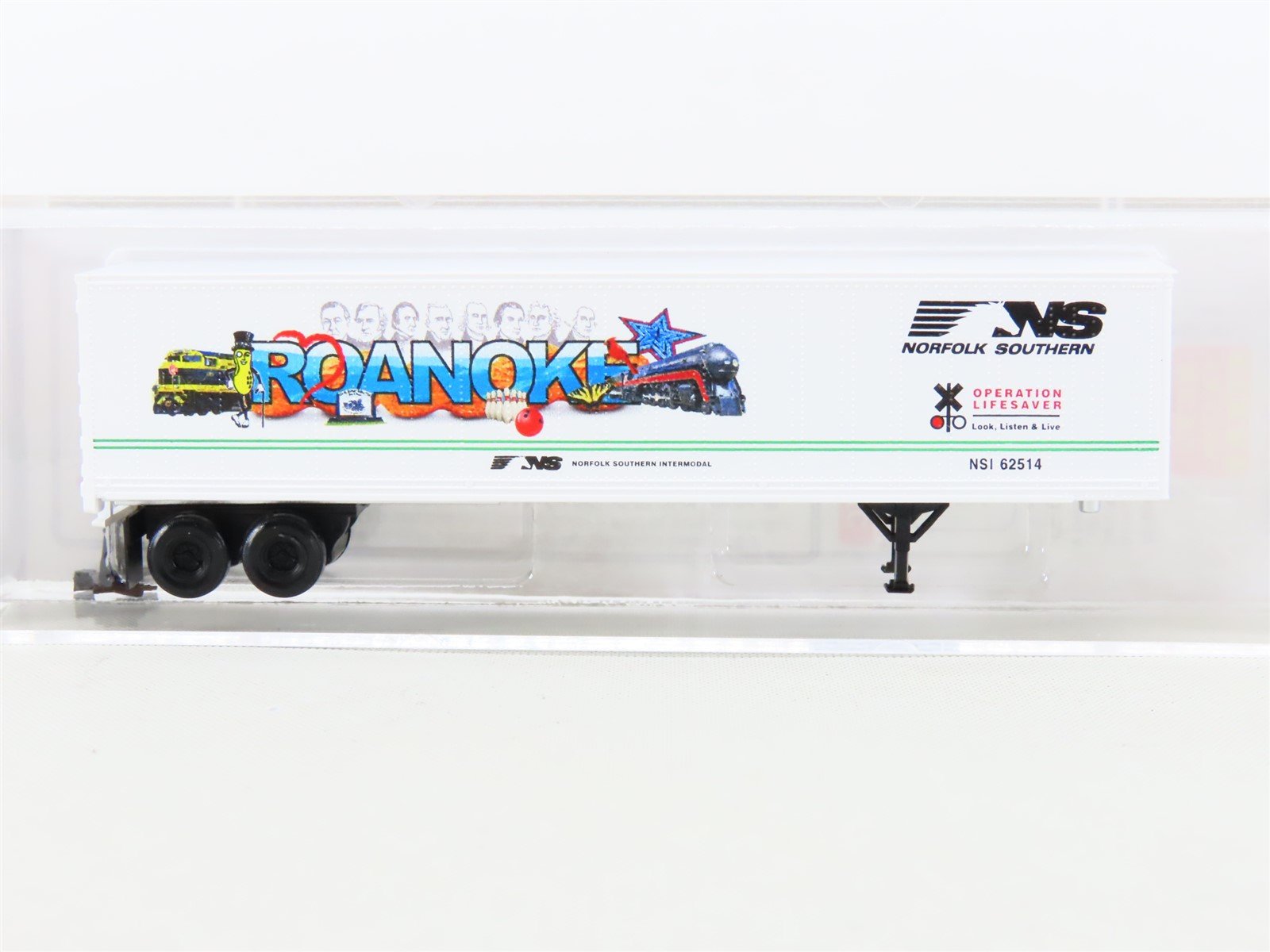 N Scale Micro-Trains MTL NSC 14-4 2014 Roanoke Cityscape Trailer