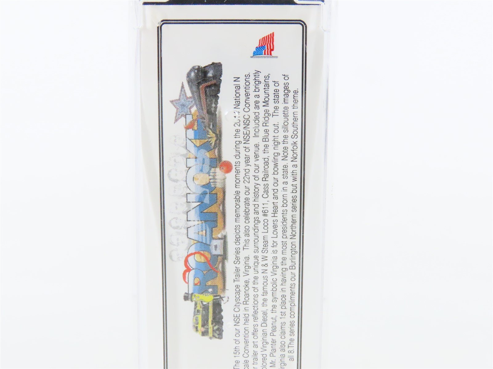 N Scale Micro-Trains MTL NSC 14-4 2014 Roanoke Cityscape Trailer