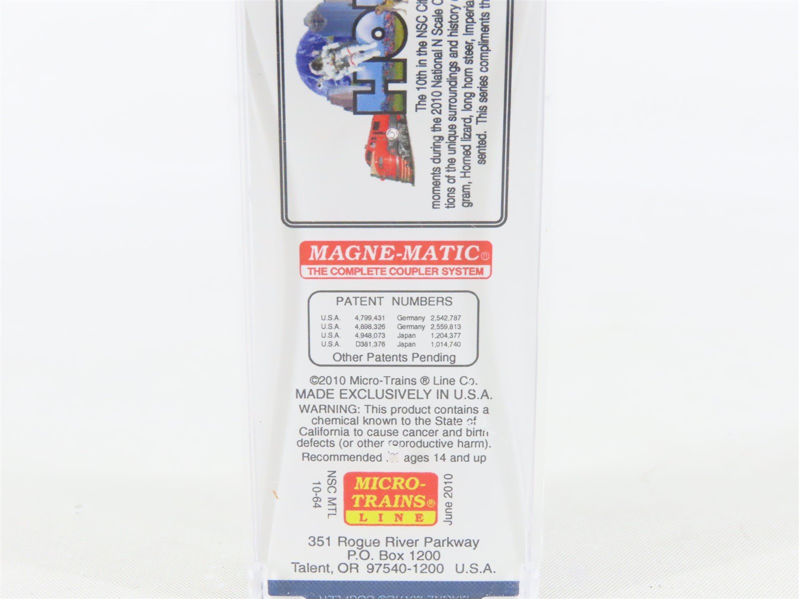 N Scale Micro-Trains MTL NSC 10-64 Houston Cityscape Trailer