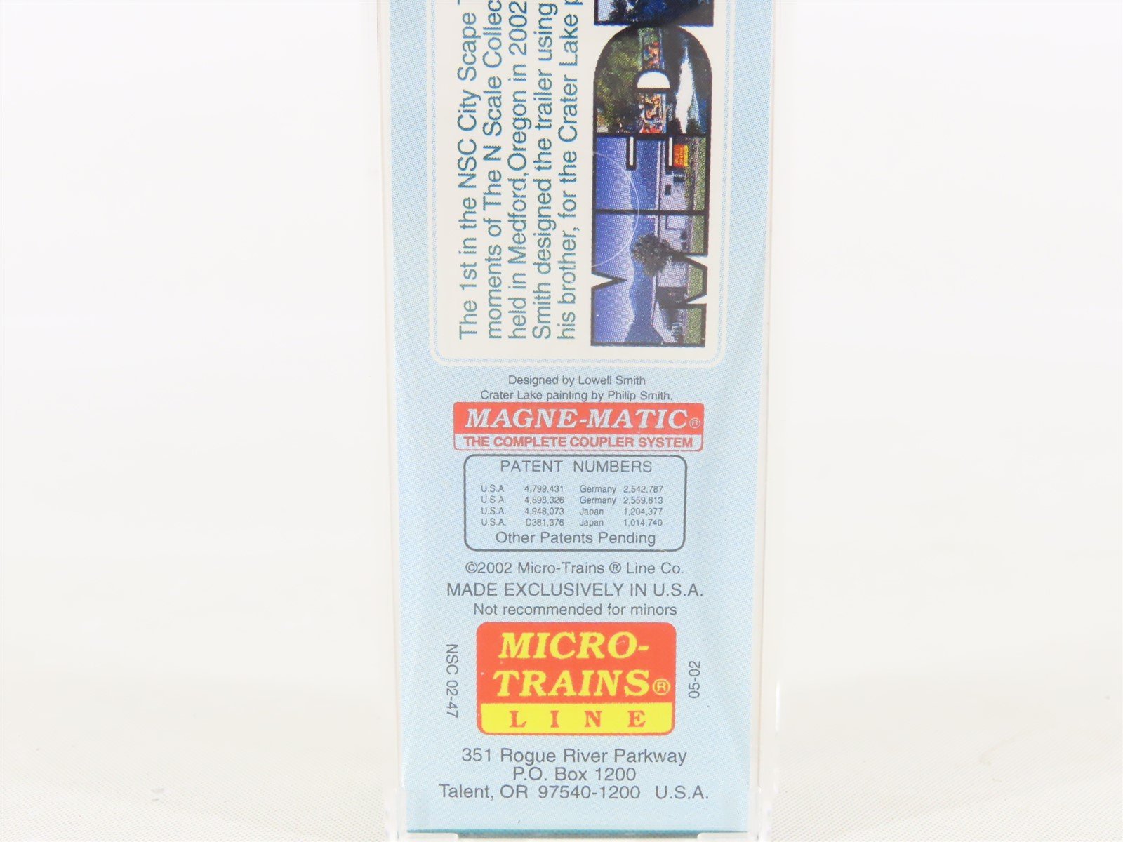 N Scale Micro-Trains MTL NSC 02-47 Medford Cityscape Trailer