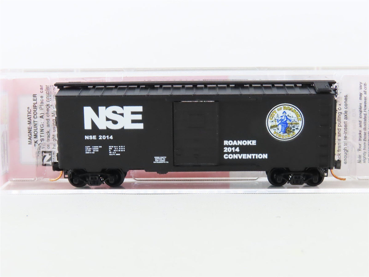 N Scale Micro-Trains MTL NSE 14-03 City Of Roanoke 40&#39; Boxcar #2014