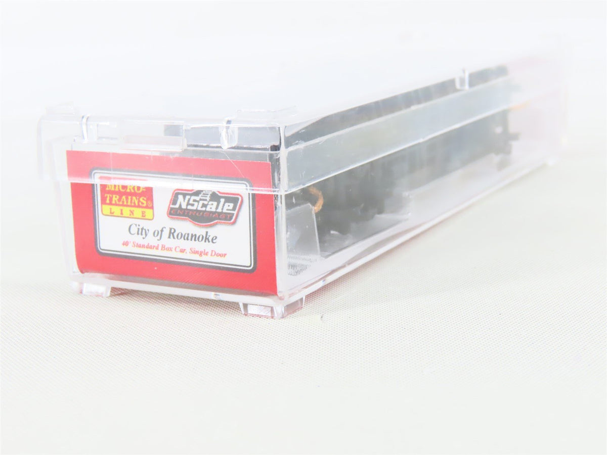 N Scale Micro-Trains MTL NSE 14-03 City Of Roanoke 40&#39; Boxcar #2014