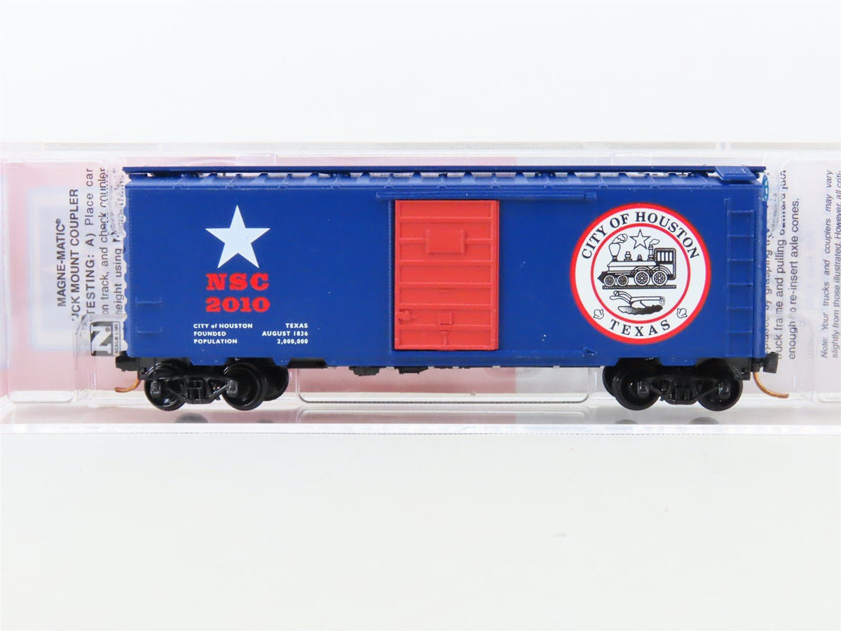 N Scale Micro-Trains MTL NSC 10-66 City Of Houston 40&#39; Boxcar #2010