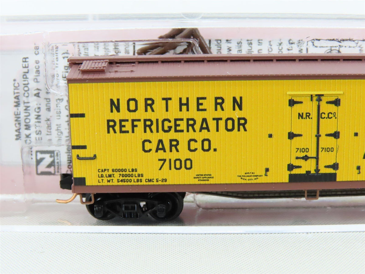 N Scale Micro-Trains MTL NSE 19-01 Northern Refrigerator Co 40&#39; Reefer Car #7100