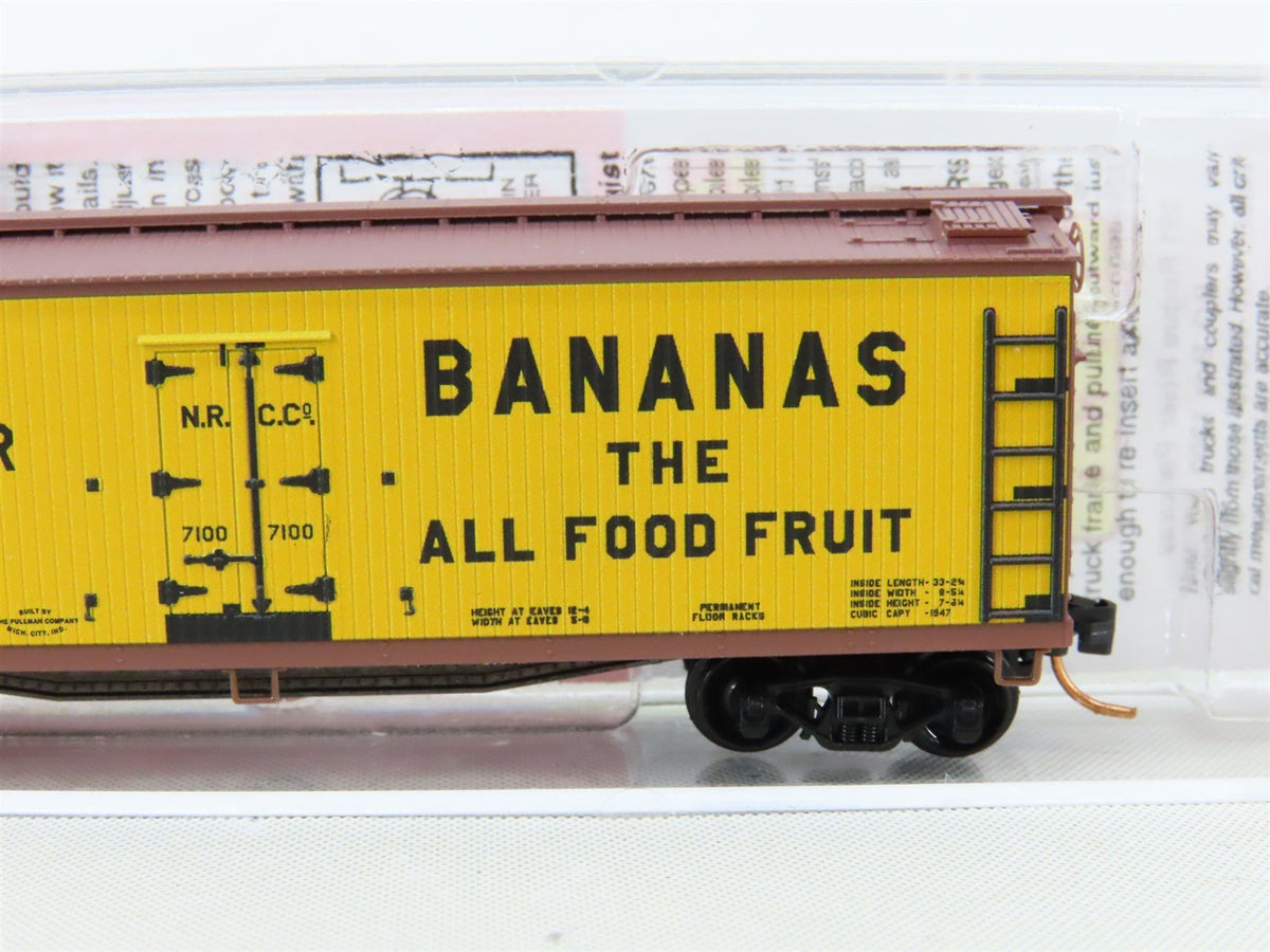 N Scale Micro-Trains MTL NSE 19-01 Northern Refrigerator Co 40&#39; Reefer Car #7100