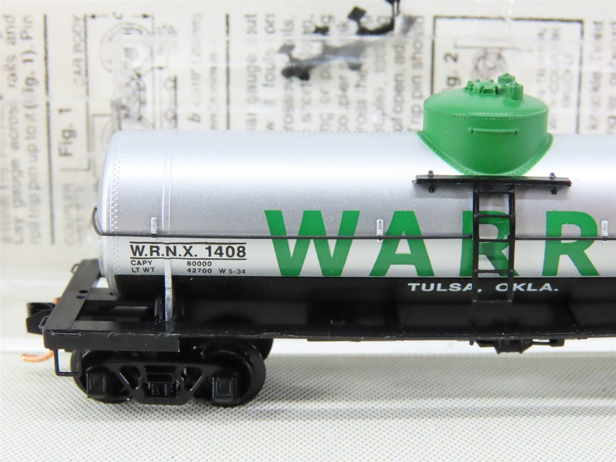 N Scale Micro-Trains MTL NSC 03-15 WRNX Warren Single Dome Tank Car #1408