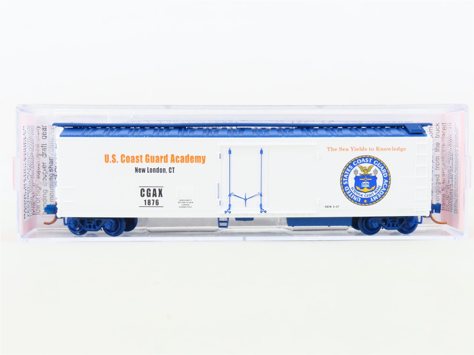 N Scale Micro-Trains MTL NSC 07-01 CGAX US Coast Guard 50' Boxcar #1876