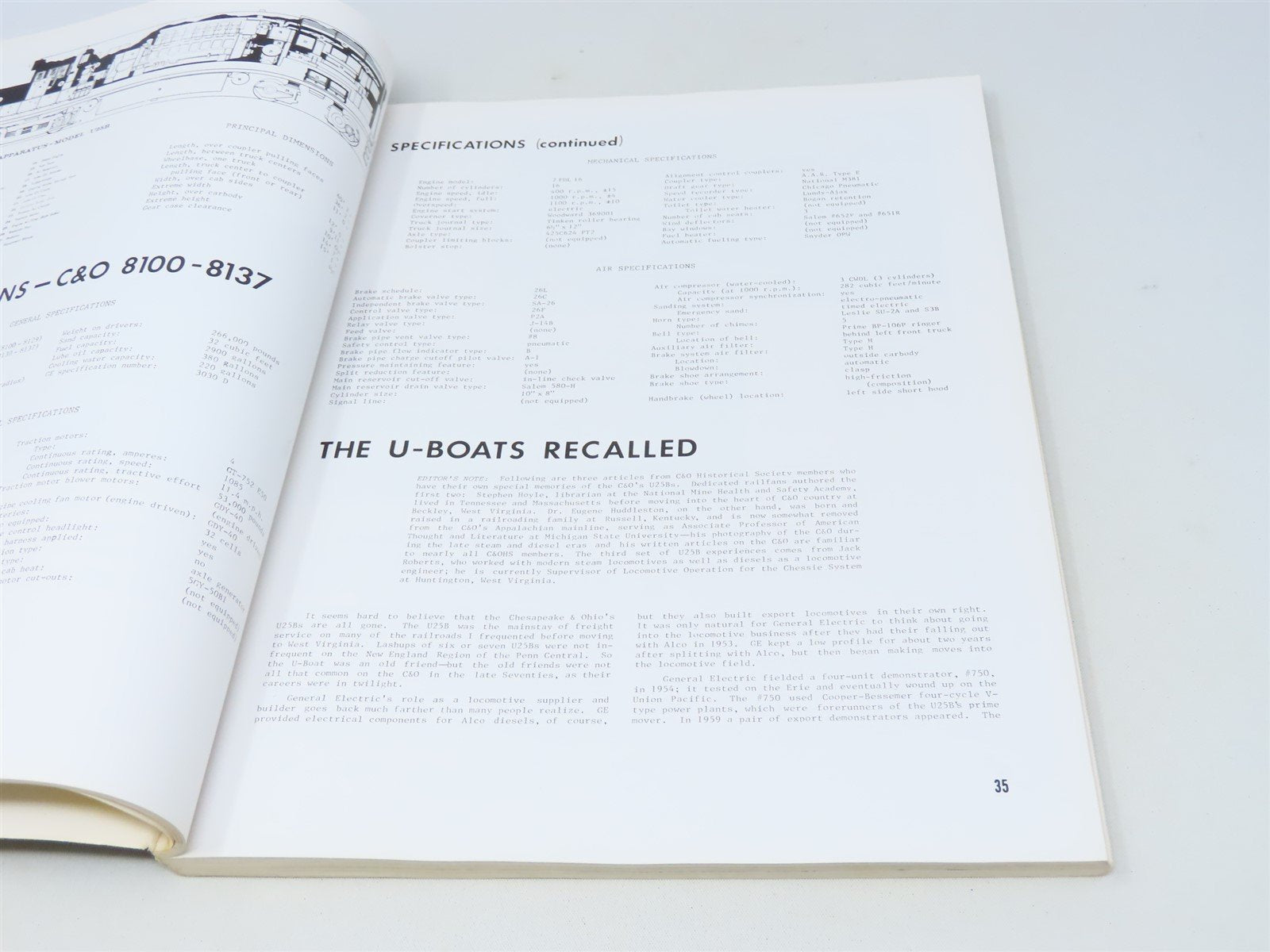 Chesapeake & Ohio Diesel Review by Carl W. Shaver ©1982 SC Book