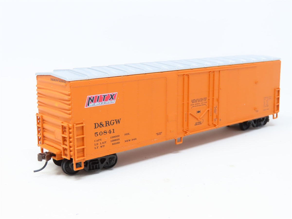 HO Scale Walthers 932-3452 D&amp;RGW Denver &amp; Rio Grande Western 50&#39; Box Car #50841