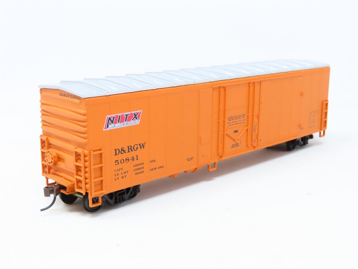 HO Scale Walthers 932-3452 D&amp;RGW Denver &amp; Rio Grande Western 50&#39; Box Car #50841