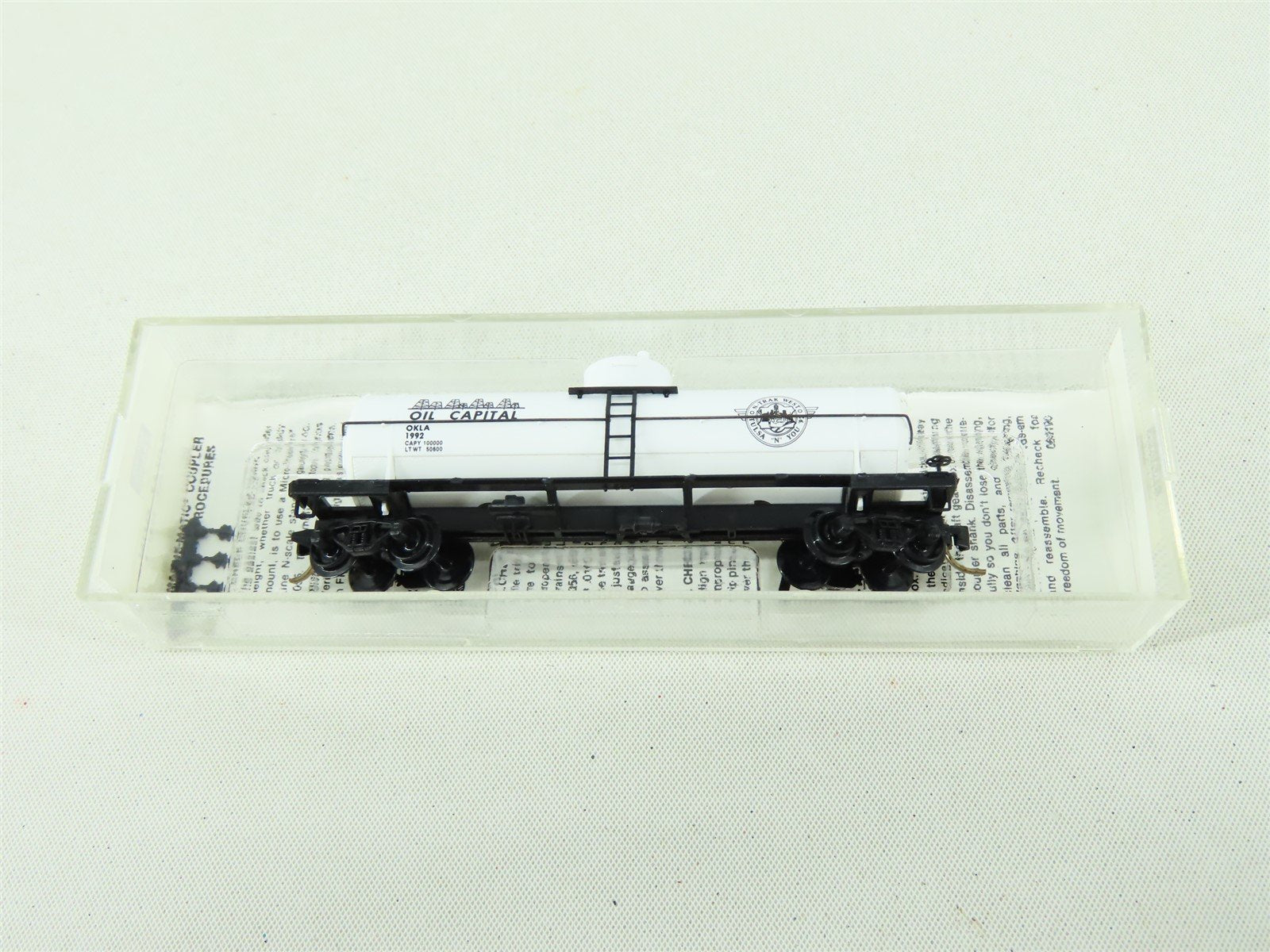 N Micro-Trains MTL Special Run OKLA Oil Capital 39' Single Dome Tank Car #1992