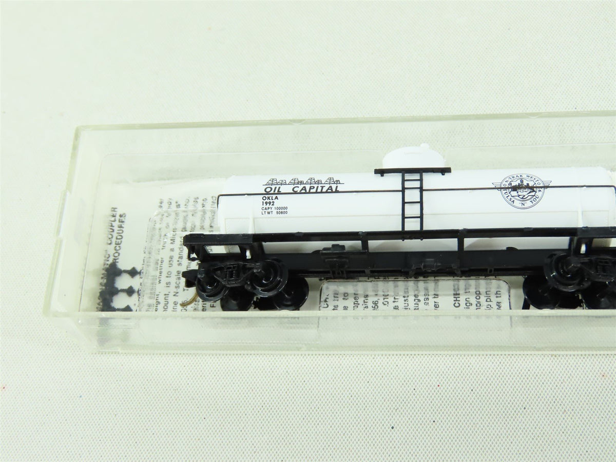 N Micro-Trains MTL Special Run OKLA Oil Capital 39&#39; Single Dome Tank Car #1992