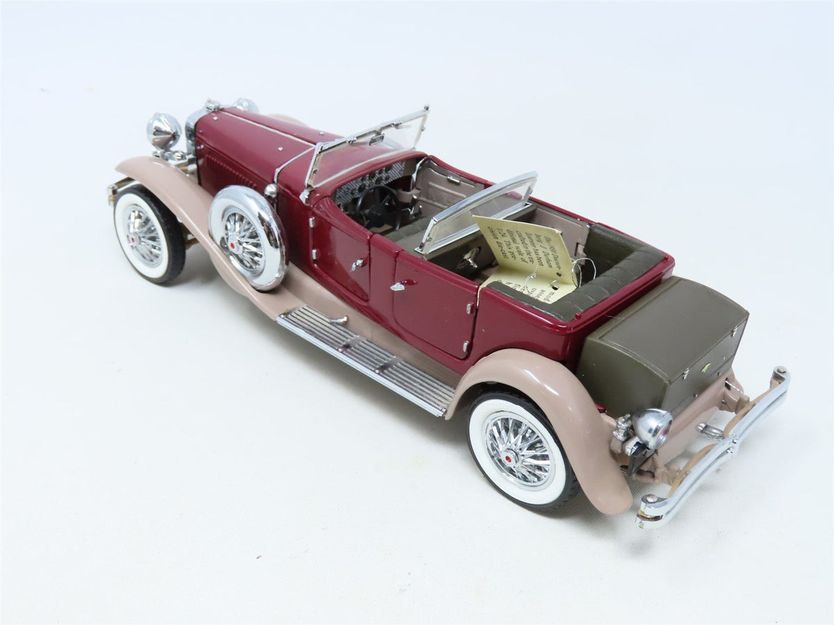 1:24 Scale Franklin Mint #R11PA45 Die-Cast 1930 Duesenberg J Derham Tourster