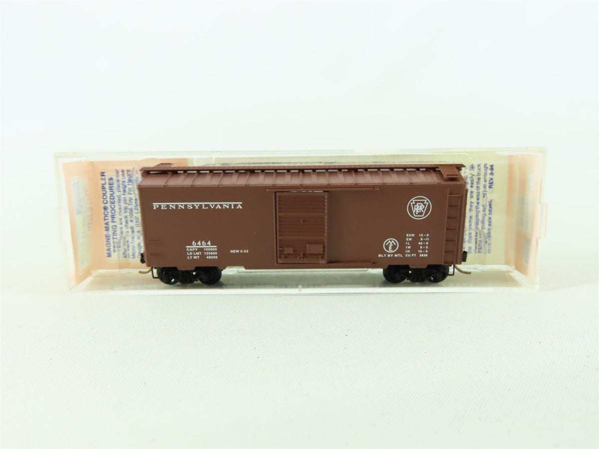 N Scale Micro-Trains MTL 6464-200 PRR Pennsylvania 40&#39; Boxcar #6464